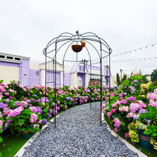 Load image into Gallery viewer, SCENDOR French Style Birdcage Shape Heavy Duty Gazebo Garden Arches Arbors Durable Iron Trellis