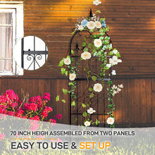 Load image into Gallery viewer, SCENDOR Garden Trellis 70” x 21.7” for Climbing Plants