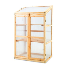 Load image into Gallery viewer, SCENDOR Cold Frames Greenhouse Wooden Design for Garden Plant Germination Outdoor Indoor
