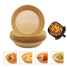 Load image into Gallery viewer, Flohover 100 PCS Food Grade Air Fryer Disposable Paper Liner
